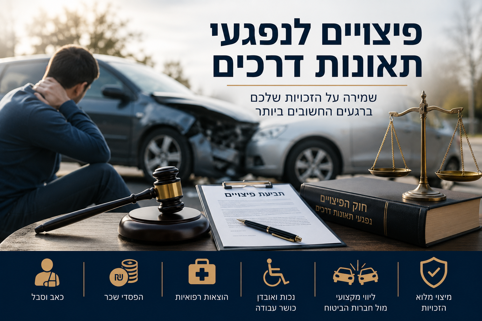 פיצויים לנפגעי תאונות דרכים